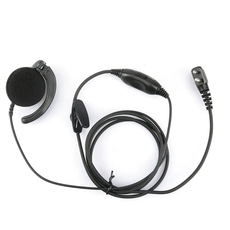 

PMLN4443AB Ear Hook Earpiece Earphone Headset w/ In-lin PTT VOX Microphone Switch for Motorola Mag One A10 A8 A12 CP150 EP450