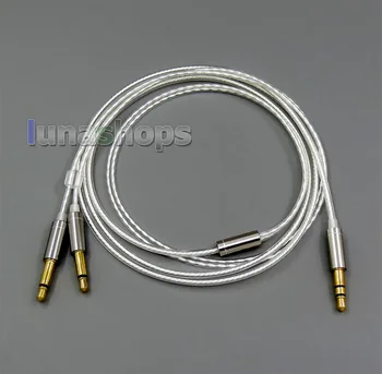 

Pure Silver Plated Cable for Final Audio vi Iriver AK T1P Denon AH-D600 D7100 Velodyne vTrue LN006067