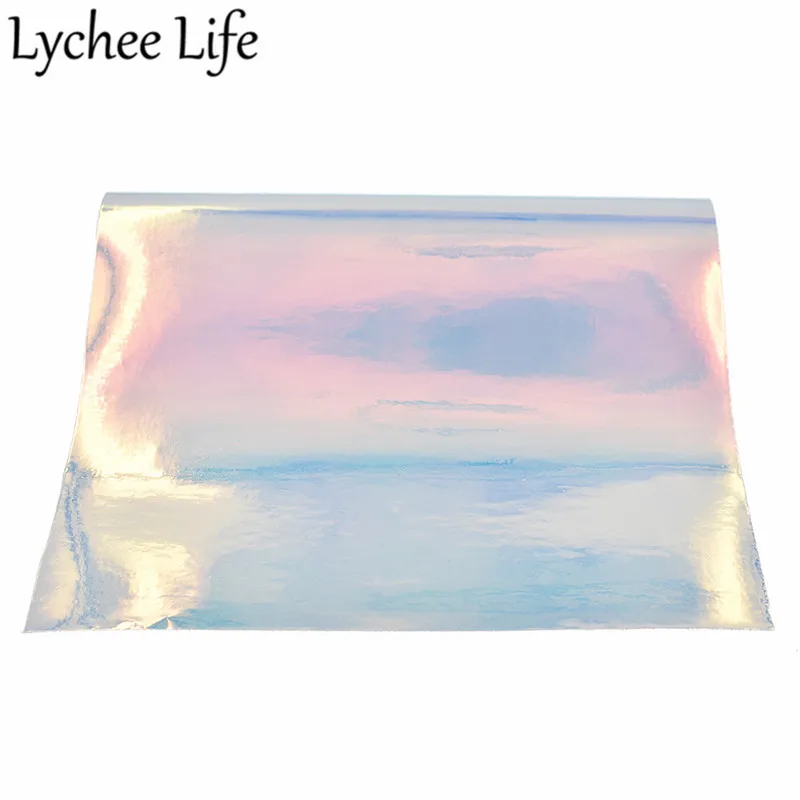 Lychee Life A5 искусственная кожа ткань цветная ПУ прозрачная ткань DIY Современная домашняя одежда текстиль швейная ткань аксессуары