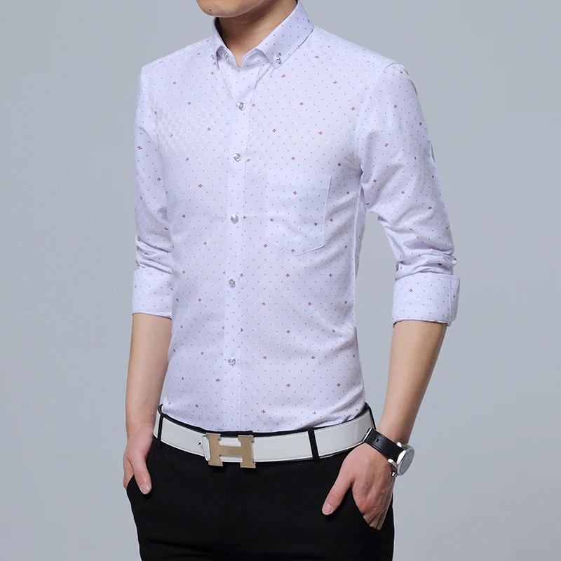 2017 font b men s b font casual font b shirt b font comfortable Slim color