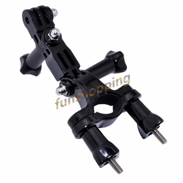 For Gopro Accessories Bike Bicycle Motorcycle Mount Handlebar Mount Adjust Tripod for Go Pro Hero 3+ 4 5 Xiaomi Yi II 4K Sjcam S