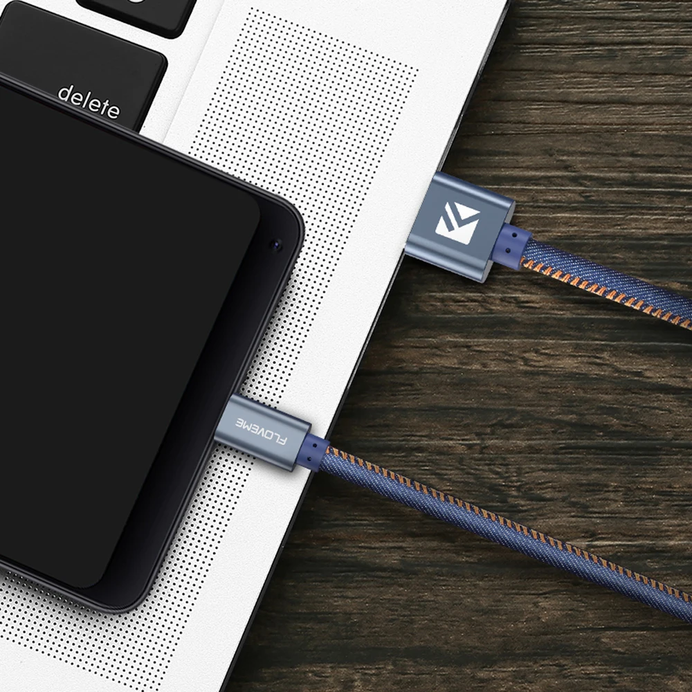 Кабель Micro USB FLOVEME для samsung S7 S6 Edge Xiaomi Redmi Note 5 4X, кабель синхронизации данных для мобильных телефонов, кабель USB для зарядки Android