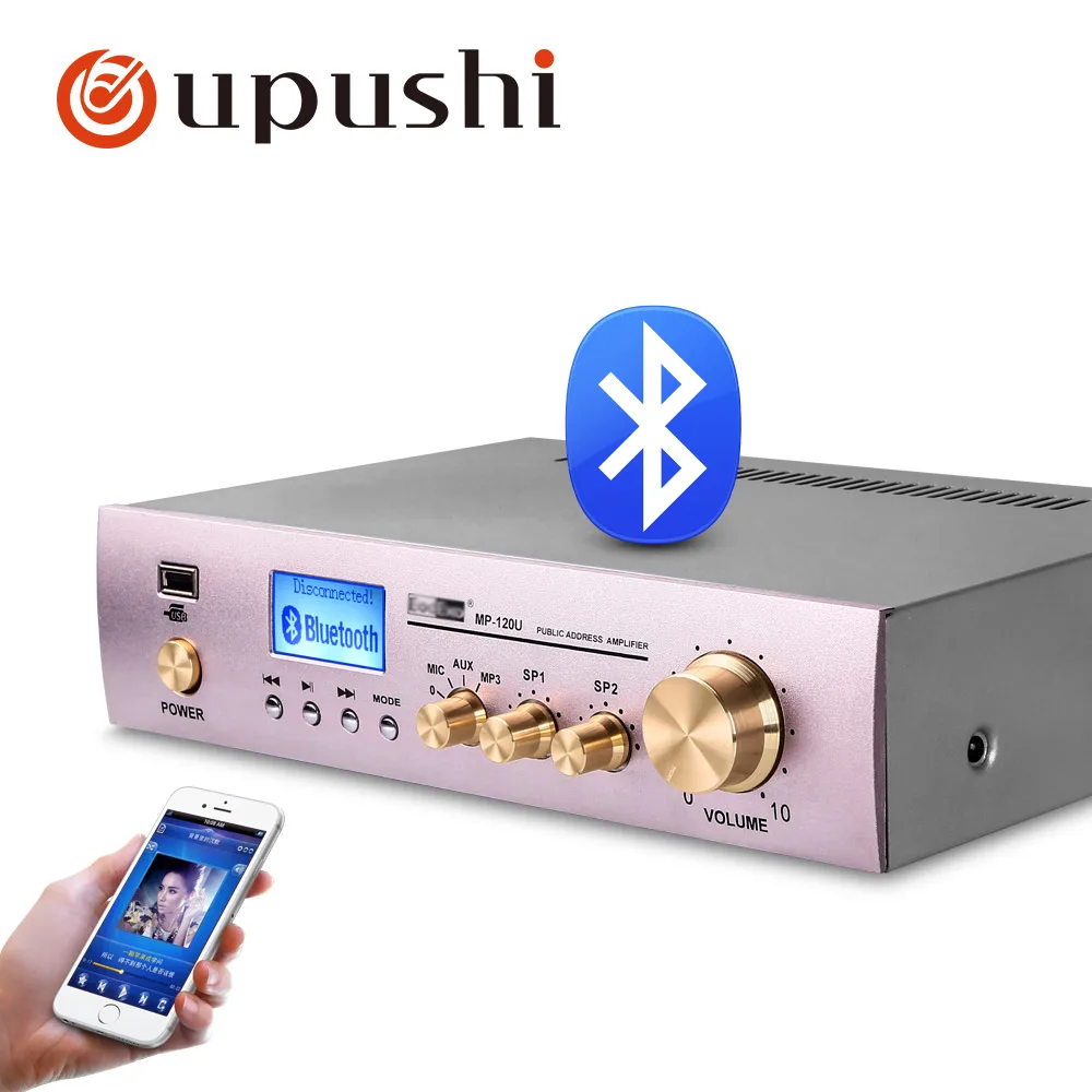 Oupushi MP-120U+KS805 Background Music Sound