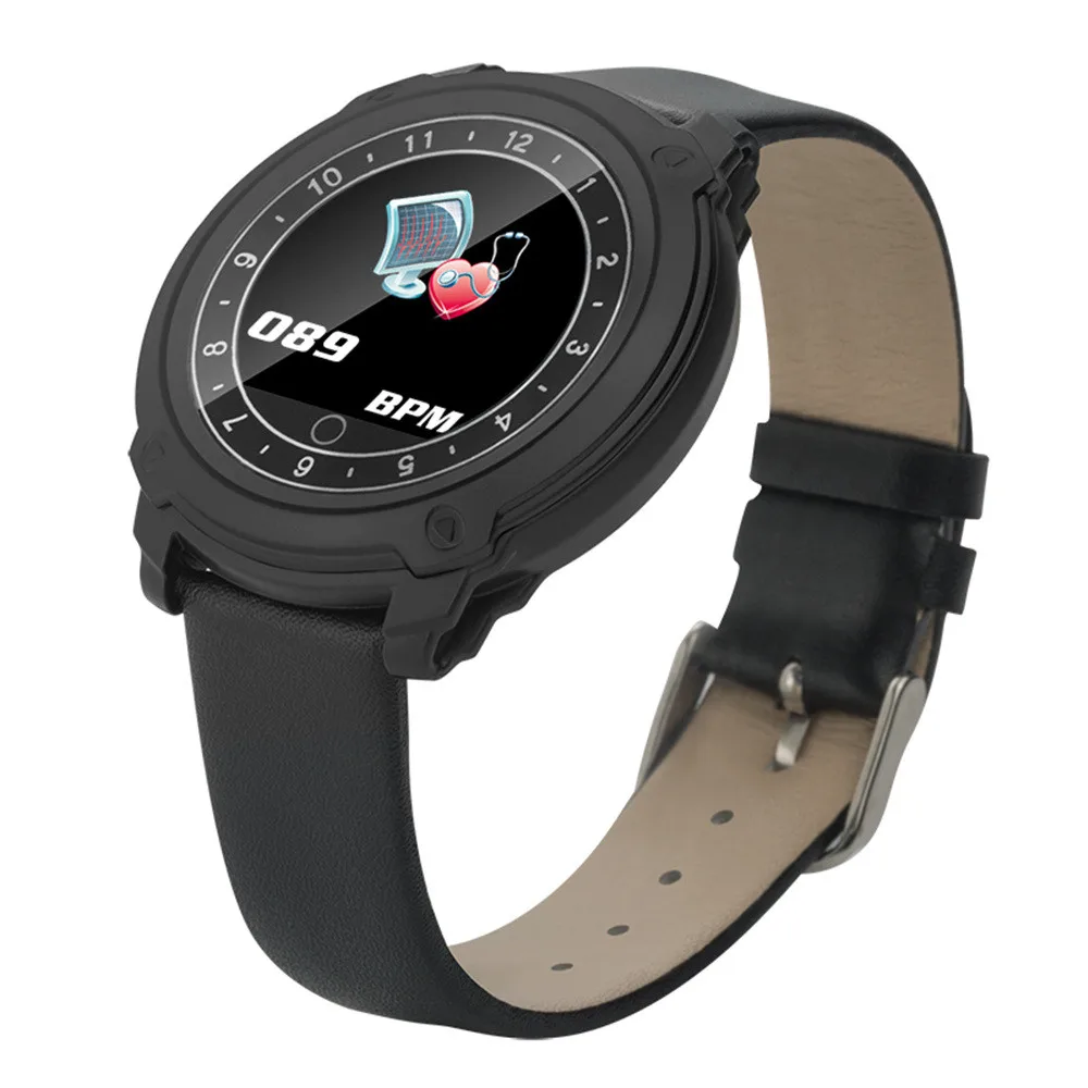 

CD10 Round Face Bluetooth Android IOS Compatible Smart Watch Blood Pressure Heart Rate Pedometer Smart Watch 15J Drop Shipping