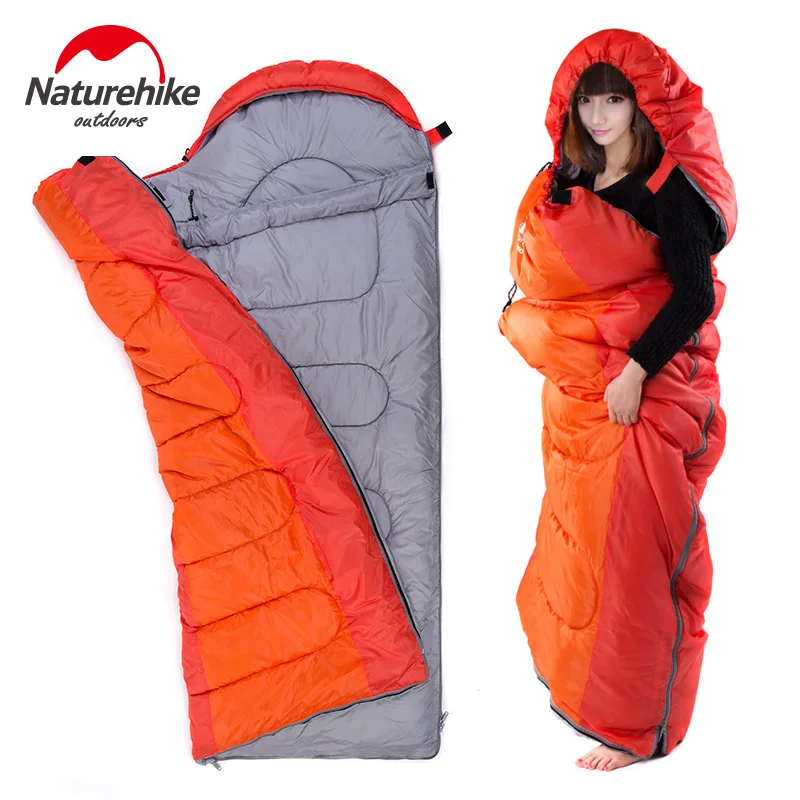 

Naturehike Envelope Sleeping Bag Spring and Autumn Left Right Splicing Single Camping Equipment NH15S009-D