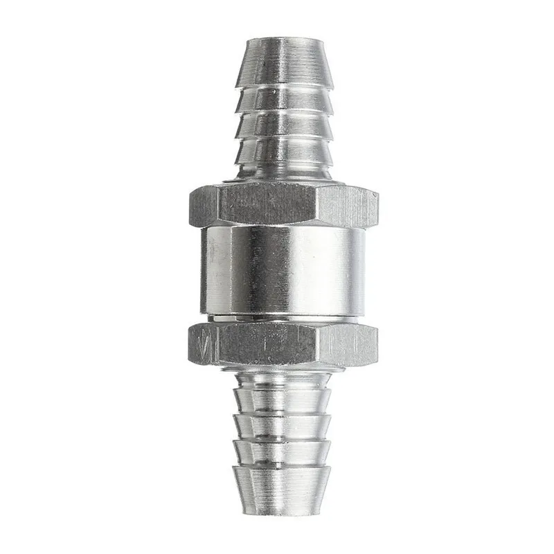 

1pc 6/8/10/12 Aluminium Alloy Fuel Non Return Check Valve One Way Fit Carburettor