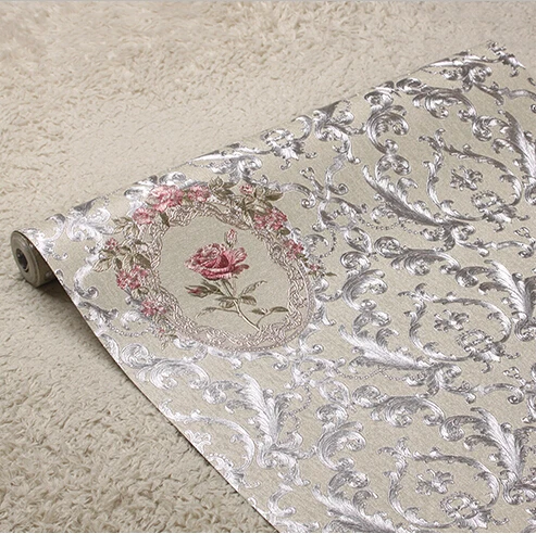 New luxury European golden floral wallpaper Luxury Rose flowers background wallpaper For bedroom 3D Gold foil Wall Paper mural New luxury European golden floral wallpaper Luxury Rose flowers background wallpaper For bedroom 3D Gold foil Wall Paper mural