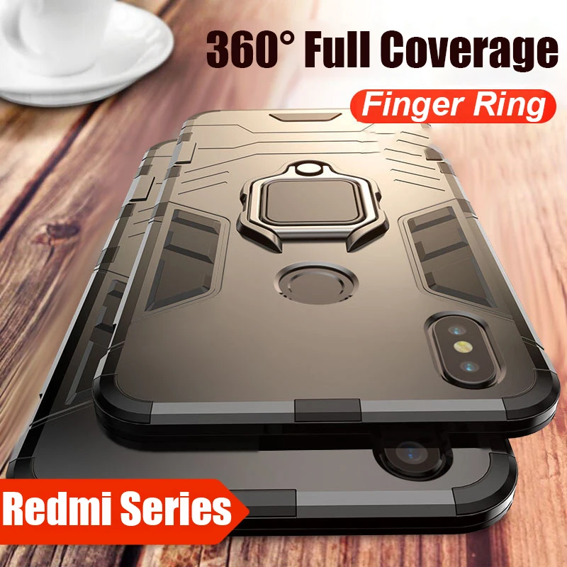 

360 Full Cover Rotating Finger Ring Case Xiaomi Redmi Note 5 Pro Redmi Note 5 5 Plus Back Silicone Case Xiaomi Redmi 6 Pro Mi 8