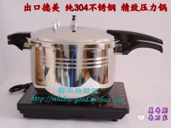 

0 18cm pure 3 litre SS#304 thickening stainless steel pressure cooker open flame cooking pot