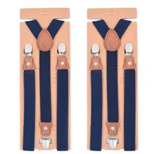 Для Взрослых 3 клип Y мужские и женские ремни Три зажимы Коричневая Кожаная голова классические ремни высокого качества подтяжки регулируемые