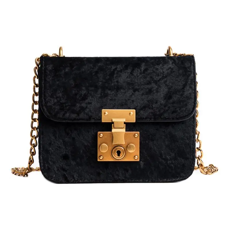 Модная женская бархатная сумка в стиле ретро, Золотая сумка на плечо, женские сумки-мессенджеры, известный бренд, тоут-клатч, винтажная женская сумка через плечо
