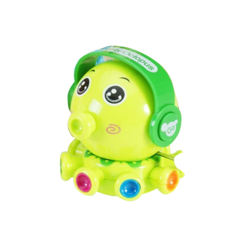 Маленькая игрушка в форме осьминога с заводной вращающейся забавной интерактивной игрушкой для обучения детей способности