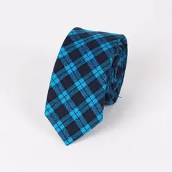 Mantieqingway для мужчин галстуки хлопчатобумажный галстук галстуки для Для мужчин Причинно плед галстук человек деловая Corbatas жениха Вечерние
