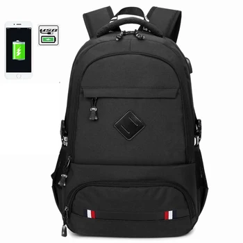 

2019 New USB Charging 15.6 inch Laptop Backpack For Teenage Schoolbag Men Backpack Male High school backpack Boys School Bags
