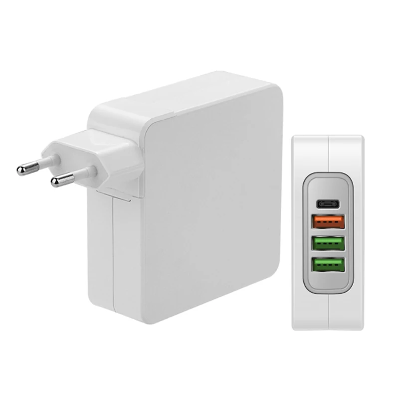 Настенное зарядное устройство для ноутбука 45 Вт 20 в 2 25 А 31 USB C 4 порта Type