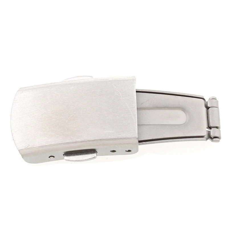 

XG215 12mm 14mm 16mm 18mm 20mm Stainless Steel WatchBand Strap Double Press Button Clasp Buckle For Watch Accessories