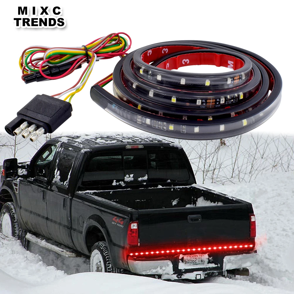 49 Inch Truck Tailgate LED Strip Light Waterproof Pickup Side Tail
