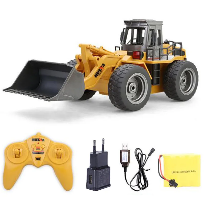 HuiNa1520 RC грузовик 6CH 1/18 моделирование грузовиков бульдозер зарядка RTR светильник