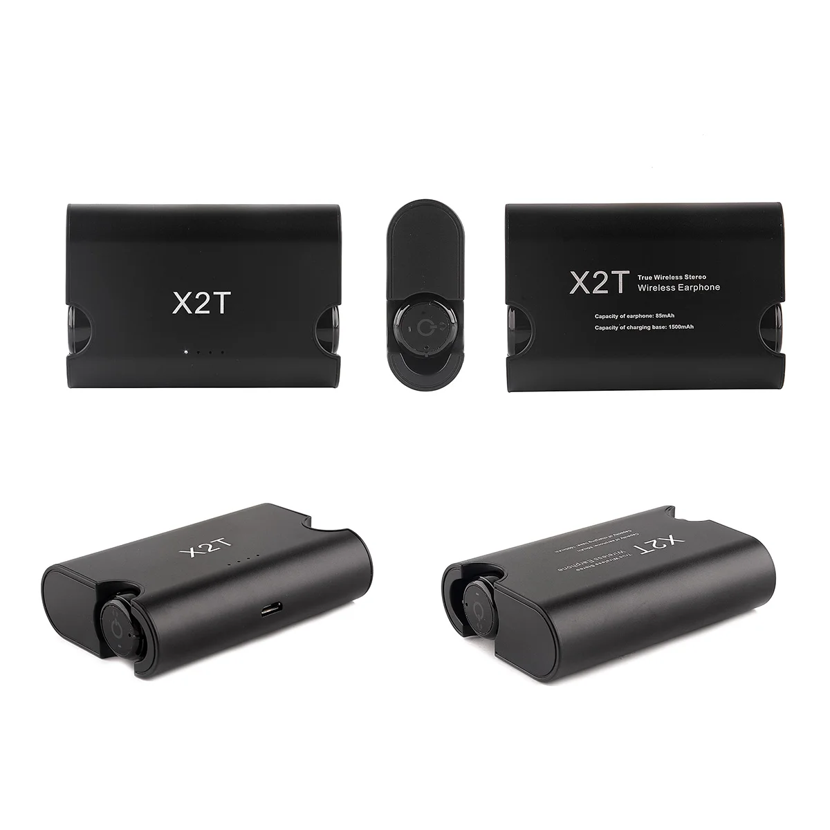 

Portable Earphone Wireless for Gaming Earphone TWS X2T Mini Bluetooth 4.2 Earphone 1500mAH Charger Box for iphone and andriods