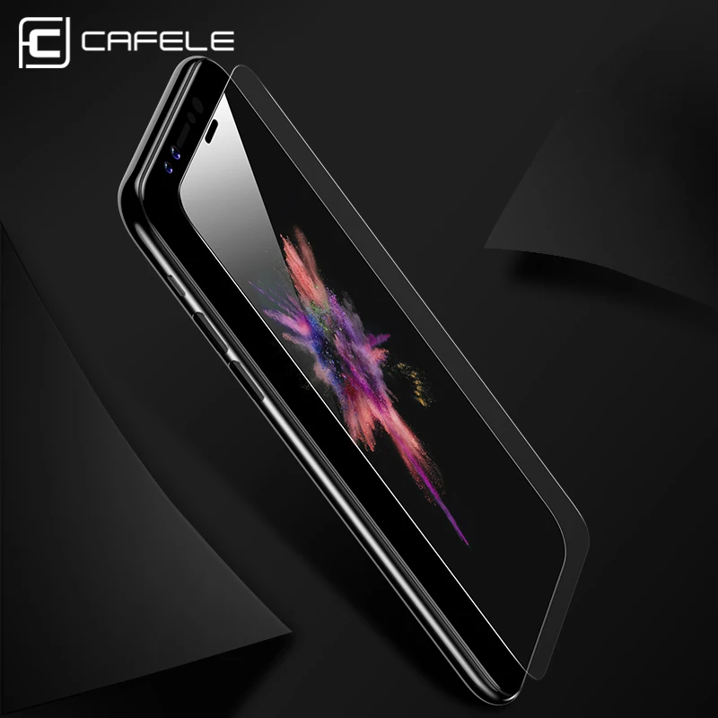  Cafele Screen Protector für iPhone X Gehärtetem Glas Screen Protector 3D für iPhone X HD Klar Anti-