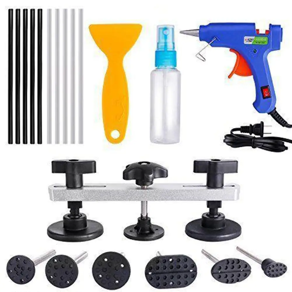 Buy Car dent repair tools kit 12v glue gun T type dent