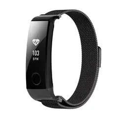 Milanese loop ремешок для honor Band 3 спортивные браслет на магнитной застежке регулируемый размер honor band 3 ремешок замена Браслет