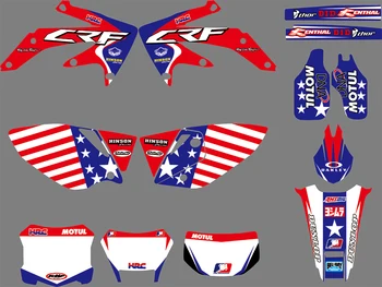 

3M 4 STYLES TEAM GRAPHICS BACKGROUNDS DECALS STICKERS FOR HONDA CRF450X 2005 2006 2007 2008 2009 2010 2011 2012 2013 2014