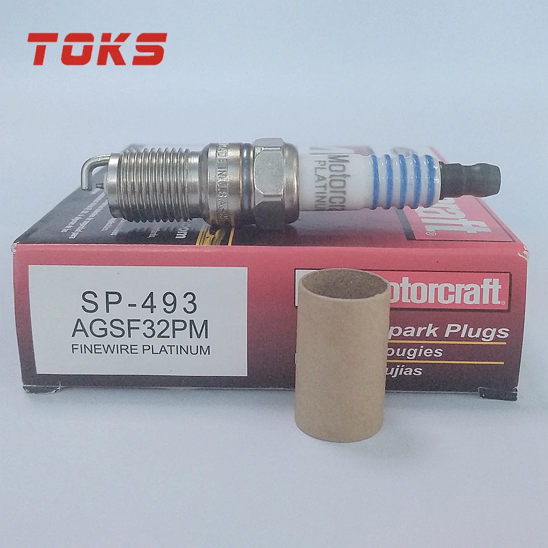 Set of 8 Genuine Motorcraft Platinum Spark Plugs SP-493 AGSF32PM for Ford Set of 8 Genuine Motorcraft Platinum Spark Plugs SP-493 AGSF32PM for Ford