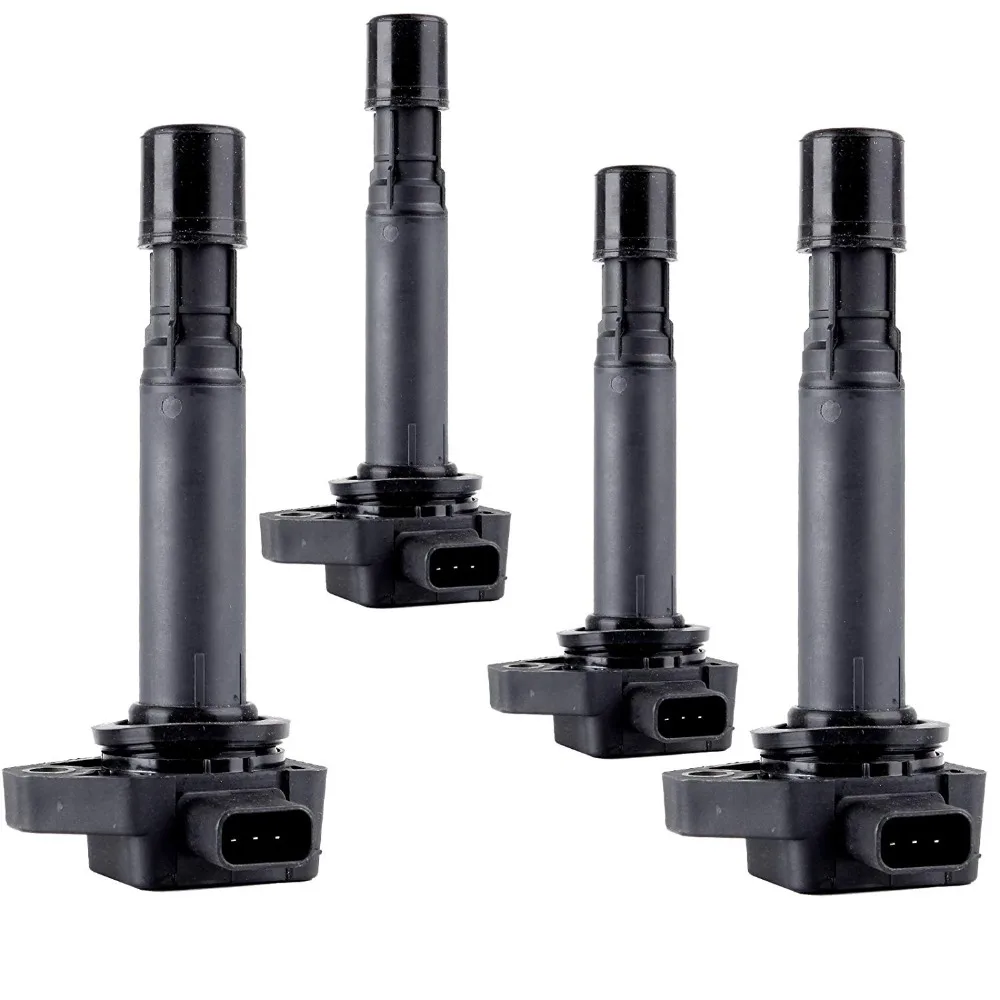 

Ignition Coils Pack of 4 Compatible with Acura MDX Honda Civic/Pilot/Ridgeline Saturn Vue 2001-2009 Replacement for UF400 UF512