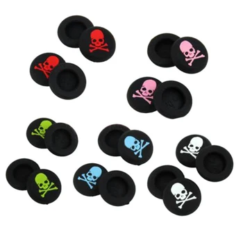 

100pcs/lots Skull Head Thumb Stick joystick silicone Cap For Playstation 4 PS4 PS3 Analog Grip For Xbox one Xbox360 Controller