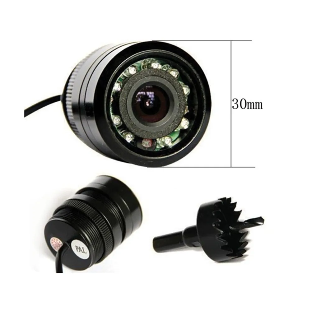 

Car Flush Mount Rearview Backup Camera Night Vision Parking/Reverse Assistance Waterproof Camera Universal Mount License Plate