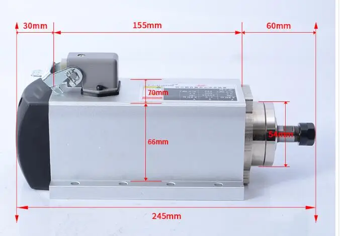 1.5kw шпинделя воздушного охлаждения двигателя ER11 Гравировальный фрезерный GRIND + 1.5kw инвертор 220 В