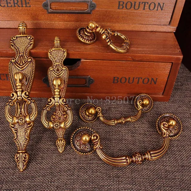 8PCS Vintage Wardrobe Handles European Drawer Furniture Cupboard 8PCS Vintage Wardrobe Handles European Drawer Furniture Cupboard Kitchen Cabinet Door Pulls Handles and Knobs JF1311 - 8PCS Vintage Wardrobe Handles European Drawer Furniture Cupboard
