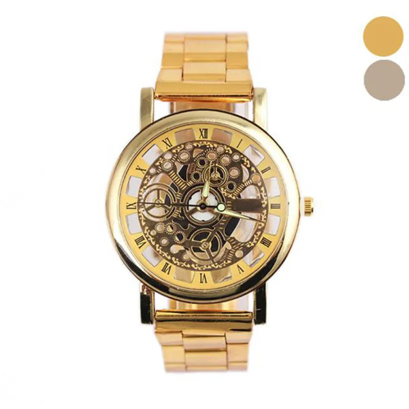 

2018 NEW Relogio Masculino Watch Men Fashion Men Steel Strip Mechanical Gear Watch Analog Watch Wholesale Dropshipping