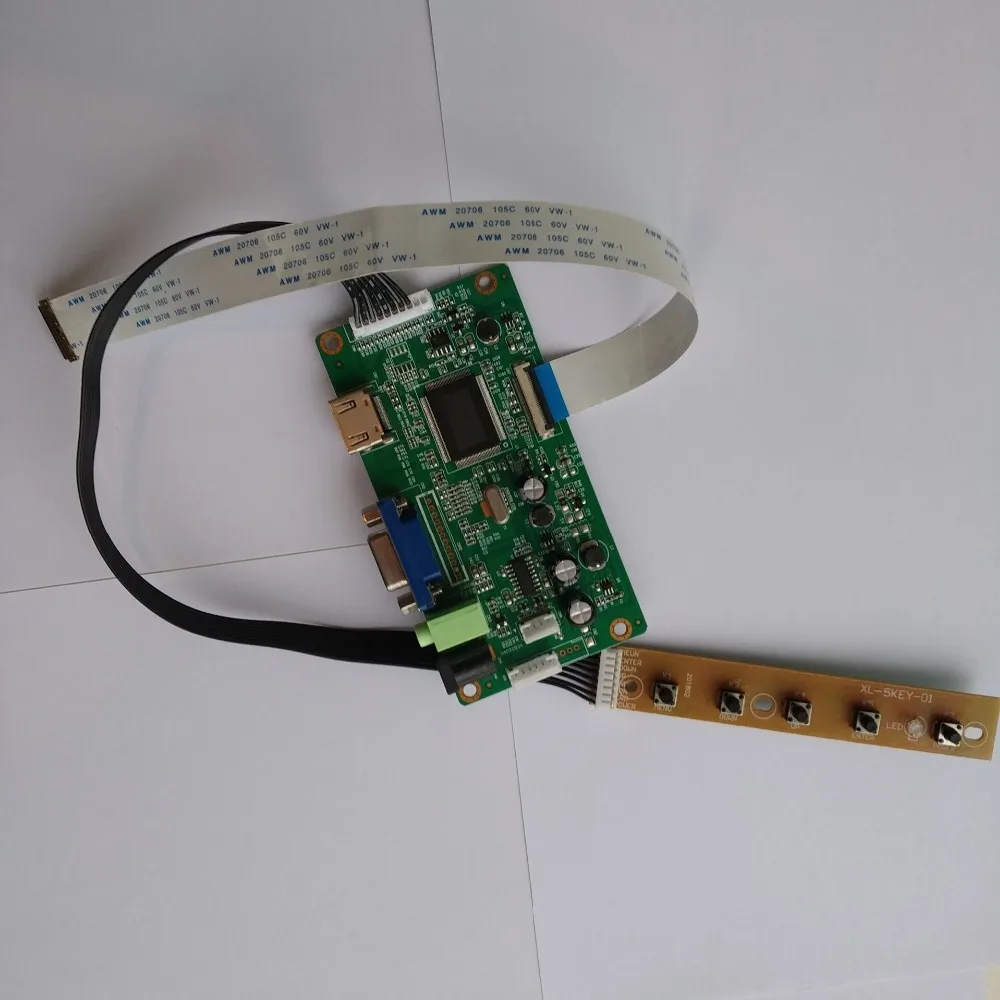 Плата драйвера контроллера монитора EDP LCD светодиодный HDMI VGA AUO для B140HAN03.6/7 B140HAN03.8/9