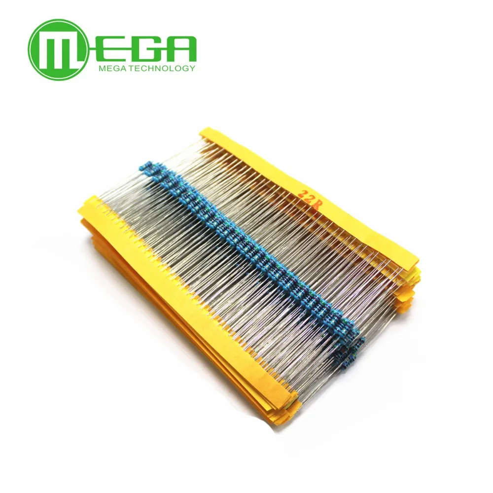 

1/4W 1% 20PCS 30Values Metal Film Resistor Assortment Kit Set pack electronic diy kit resistor