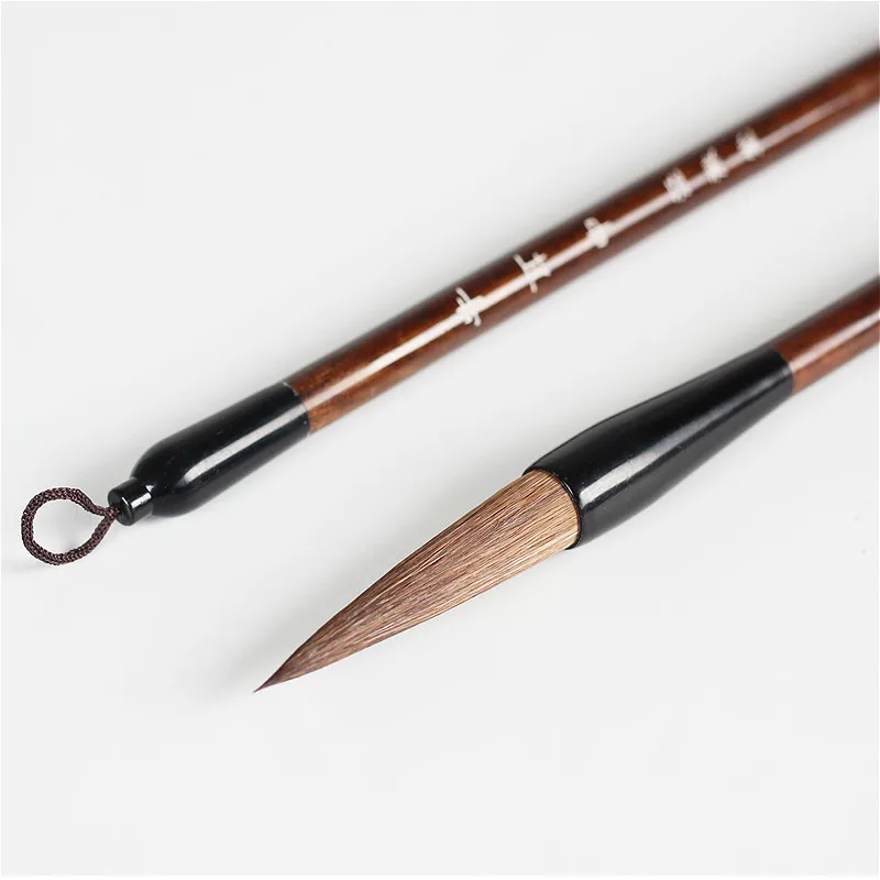 Top Grade Cow Hair Professional Chinese Painting Writing Brush Set Beginner's Special Practice Regular Script Writing Brushes weasel woolen hair brush small regular script chinese calligraphy brush copy scripture writing practice special pen tinta china