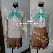 Custom Una Semana Amigos Cosplay Disfraces Isshuukan Amigos Yamagishi Saki COS Traje Lolita Ropa Conjunto Uniforme Escolar Japonés