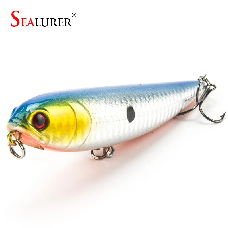 SEALURER Topwater рыболовные приманки плавающий воблер 11 см длина 20 г 4 # крючки Bionic Pesca