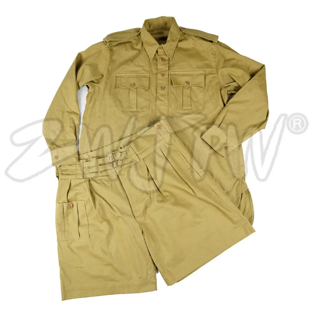 

WWII WW2 UK ARMY SOLDIER BRITISH P37 ARMY SUIT MILITARY UNIFORM SUMMER COAT AND PANTS- World military Store