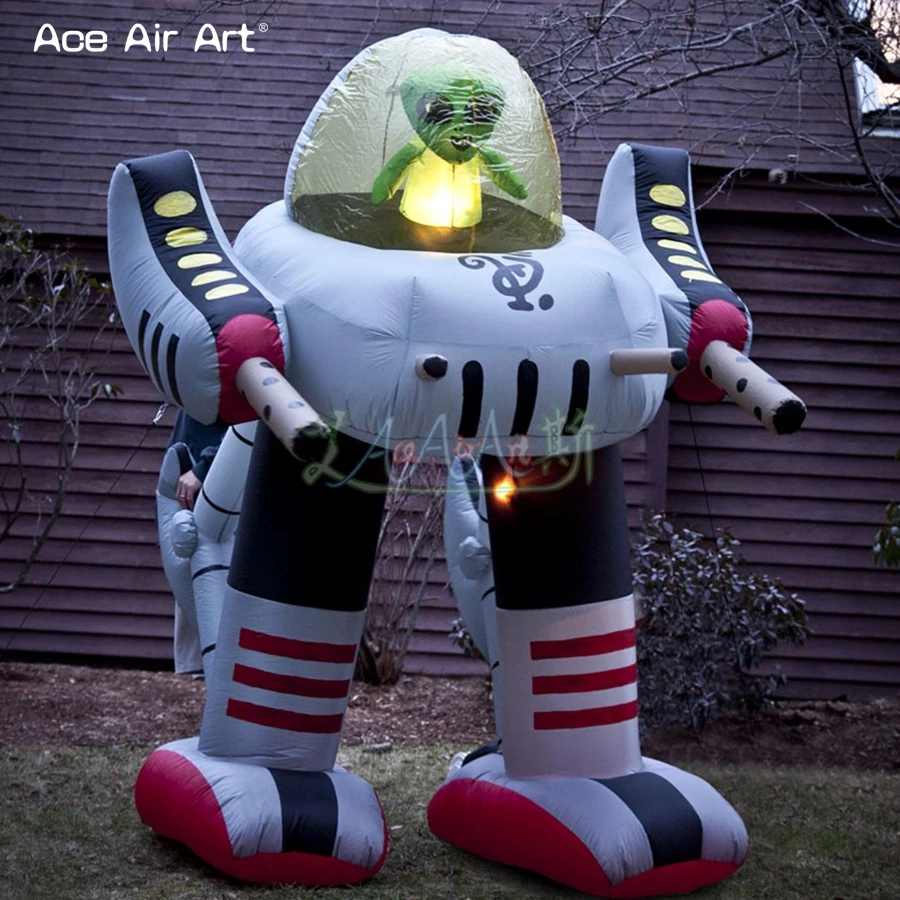 Alien Robot Inflatable Lawn Prop_