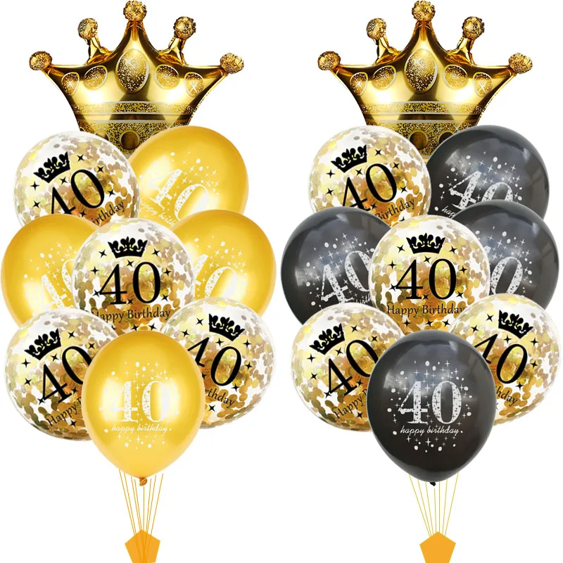 

40 Birthday Balloons Party 40th ballon birthday Party Decorations Adult Baloon Inflatable Deco 40 Years Globos 40th XN