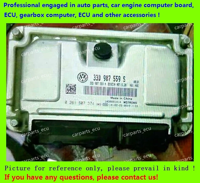 

For car engine computer board/VW Santana ECU/Electronic Control Unit/33D907559S 0261S07374/33D 907 559 S/ 330907311R 0261S04688