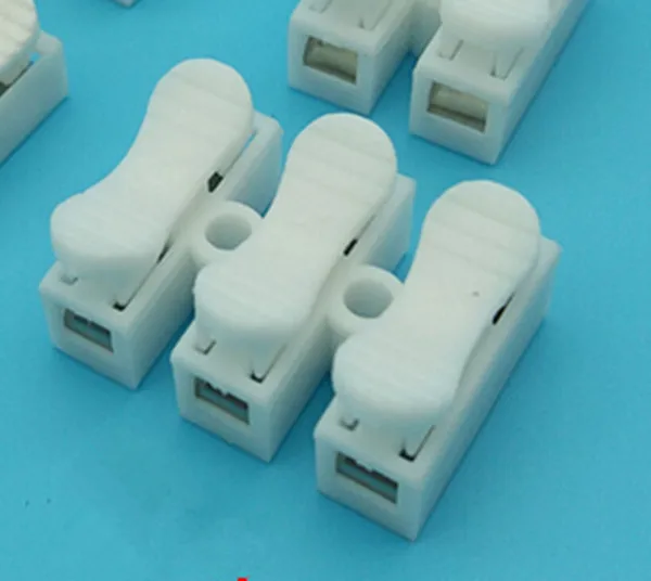 Us 18 84 15 Off 100pcs Quick Wiring Connector Push Type Fast Wiring Terminal Ceiling Light Dedicated Retardant Three Binding Posts Connectors In