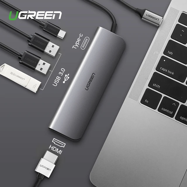 Best Price Ugreen USB-C Thunderbolt 3 Dock USB Type C to 3.0 HUB HDMI Adapter for MacBook Huawei Mate 20 P20 Pro Convert Type-C Converter Best Price Ugreen USB-C Thunderbolt 3 Dock USB Type C to 3.0 HUB HDMI Adapter for MacBook Huawei Mate 20 P20 Pro Convert Type-C Converter