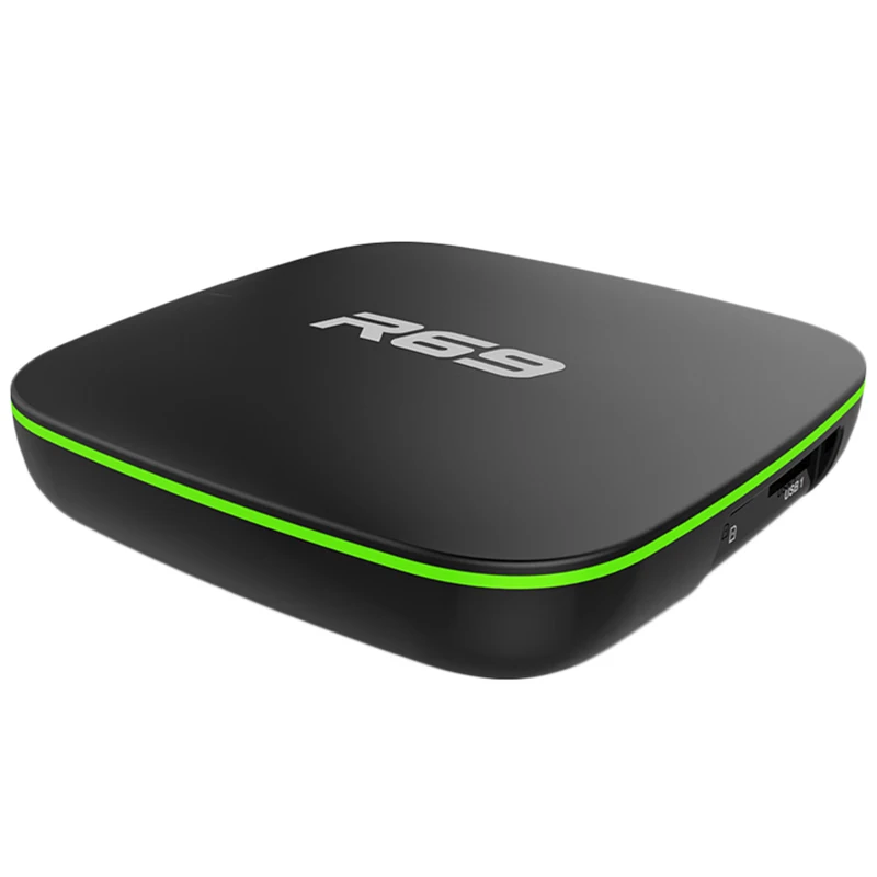  R69 Smart Android 7.1 Tv Box 2.4G Wifi H3 Quad-Core Set Top Box 1080P Hd 3D Movie Media Player Us P