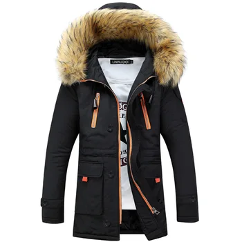 

2020 Hot Fashion Warm Mens Winter Parkas Jacket Casual Slim Hooded Men Overcoat