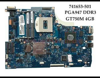 

High quality 741653-501 For HP Envy 15-J105TX 15-J Laptop Motherboard 741653-001 PGA947 DDR3 HM86 GT750M 4GB 100% Fully Tested