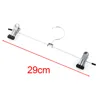 5pcs/lot New Hangers For Clothes Stainless Steel Clip Stand Hanger Pants Skirt Kid Clothes Adjustable Pinch Grip Cabide 4
