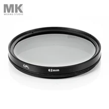 Meking 62mm CPL Polarizing Lens Filter for Canon Nikon Olympus ect. photo studio accessories